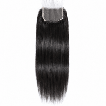 AILUXY Cheveux  4x4/5x5 HD Lace Closure Lisse Dentelle Invisible 100% Cheveux Humains