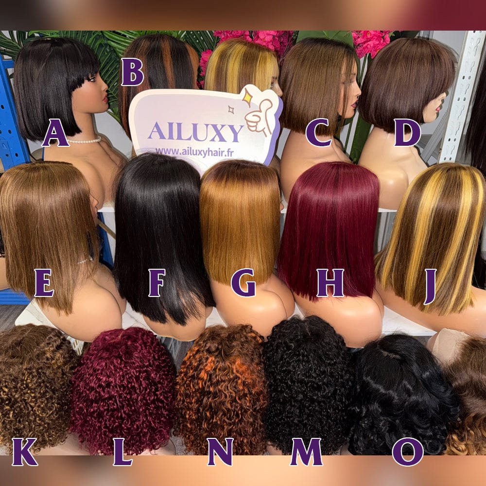 AILUXY Collection complète de 14 modèles, qualité salon