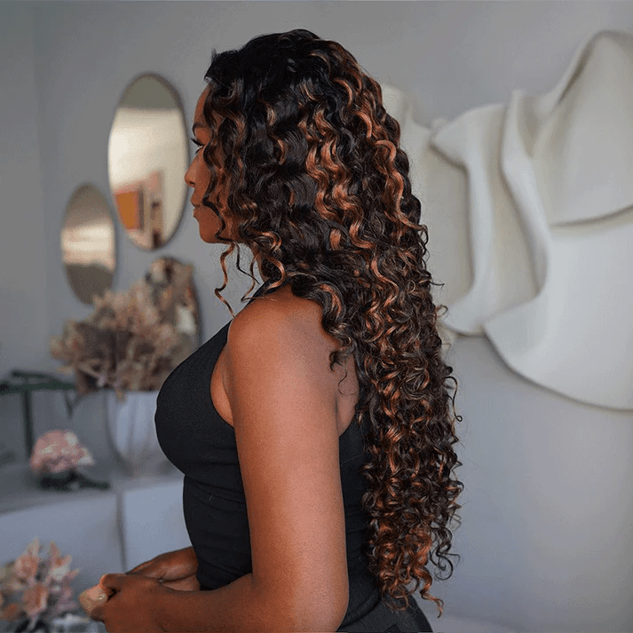 Ailuxy Couleur Ombré Perruque 13x4 lace