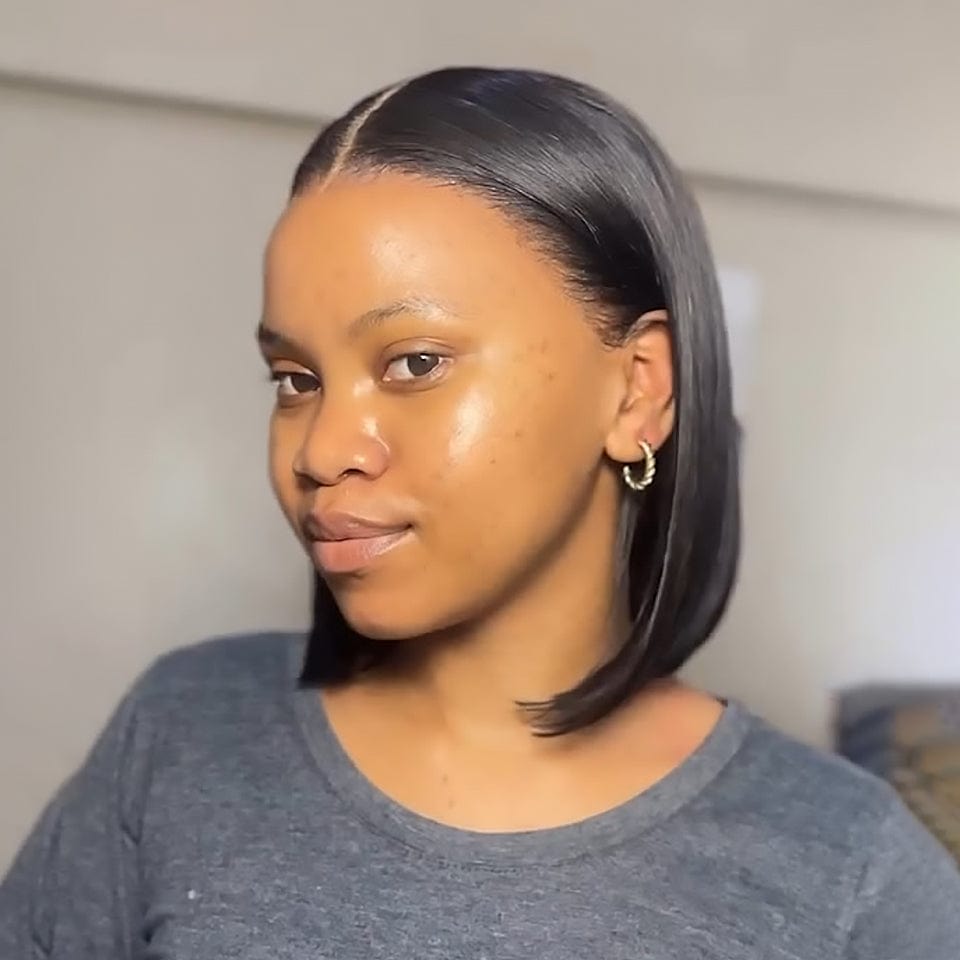 Ailuxy perruque lace closure 4x4 lace 8pouces
