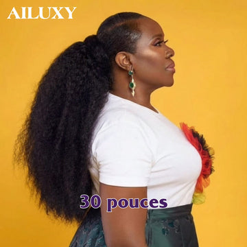 AILUXY Queue de Cheval Afro – Texture Naturelle et Tenue Parfaite