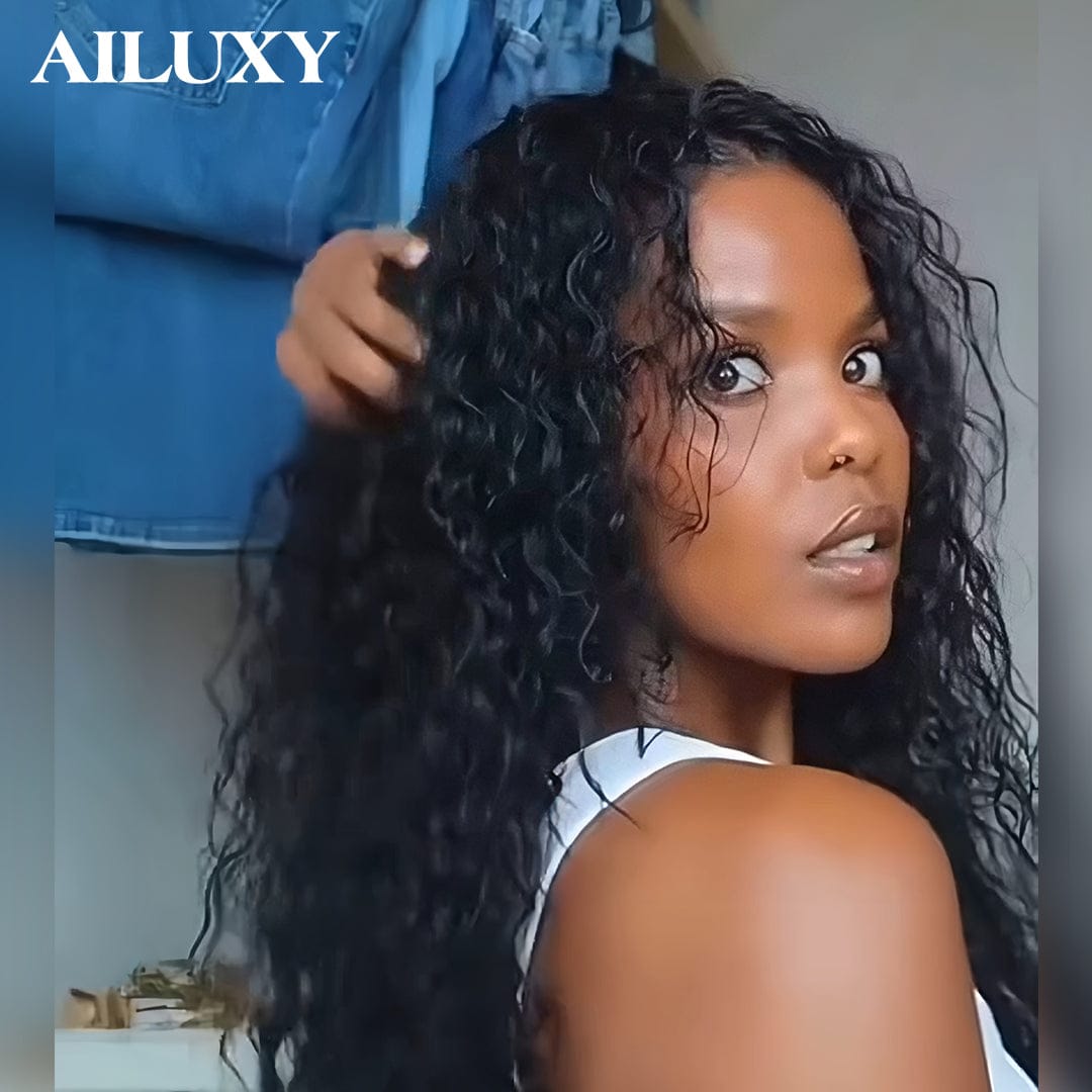 AILUXY Queue de cheval bouclée glamour - Volume perruque à partie V