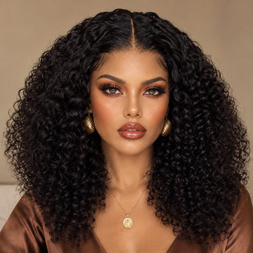 AILUXY Perruque ondulée Deep Wave 4x4 Lace Closure | Style chic et confortable