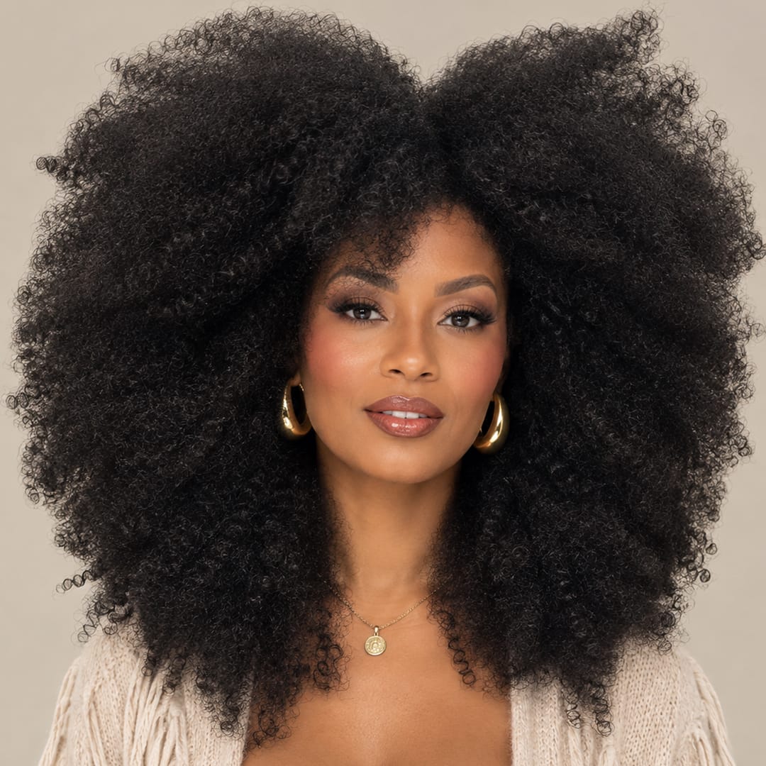 AILUXY Perruque afro chic pour les journées ensoleillées – Tête de lionne tendance