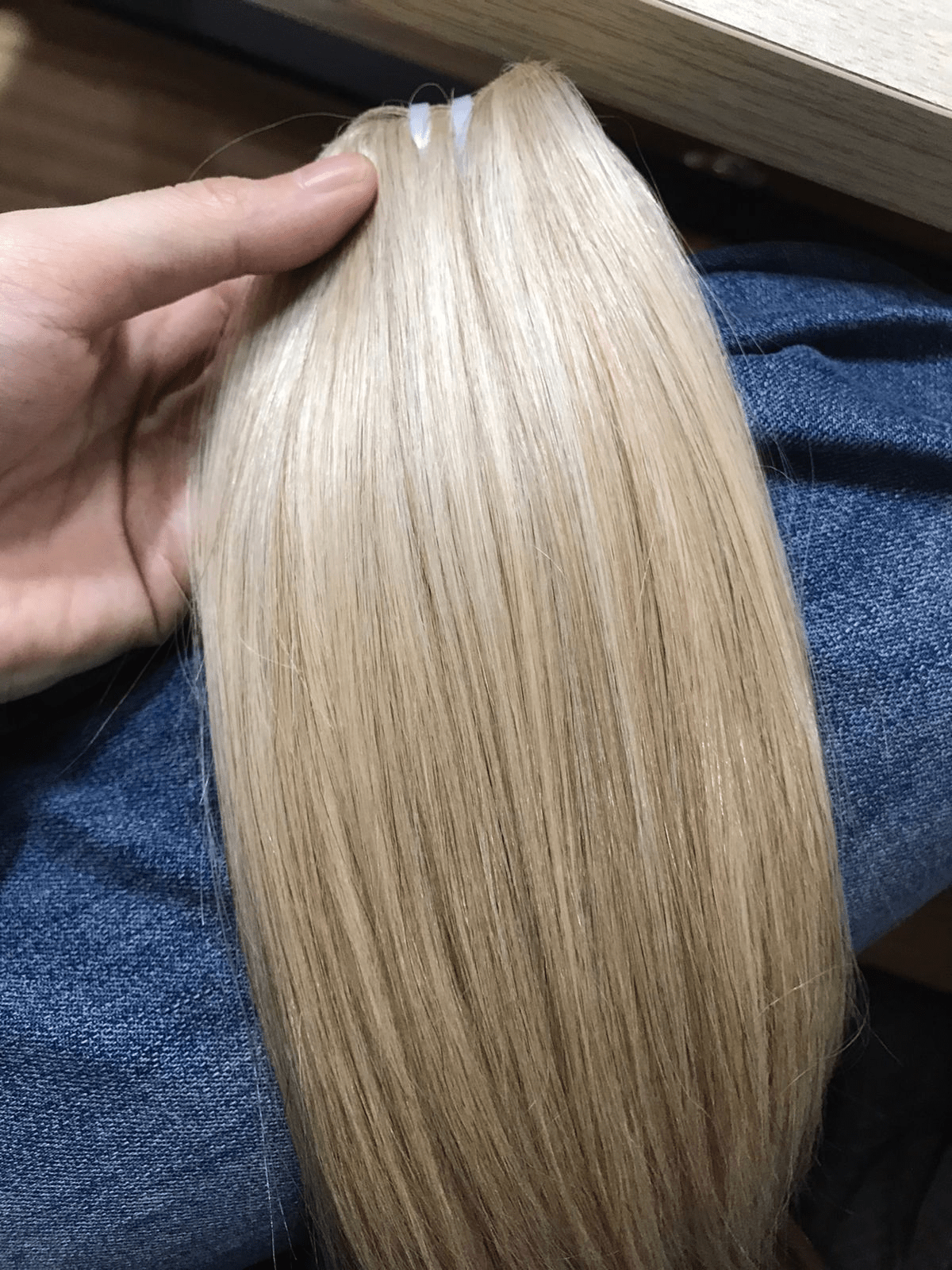 special customized order : BLONDE 22 x 3 inches+20 inch 5*5 closure $246(3bundles with a closure)