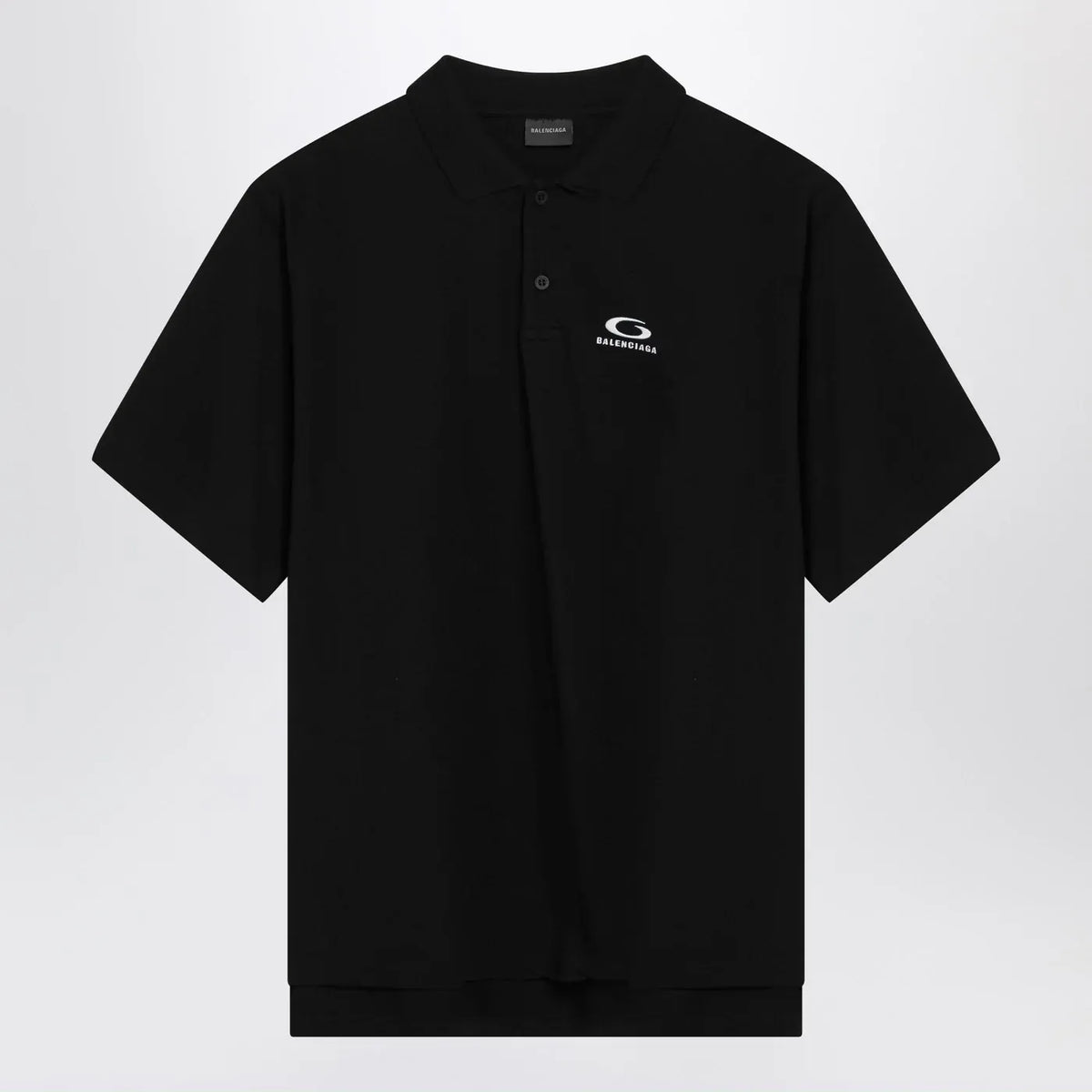 Balenciaga - Black Laurel Classic regular polo shirt