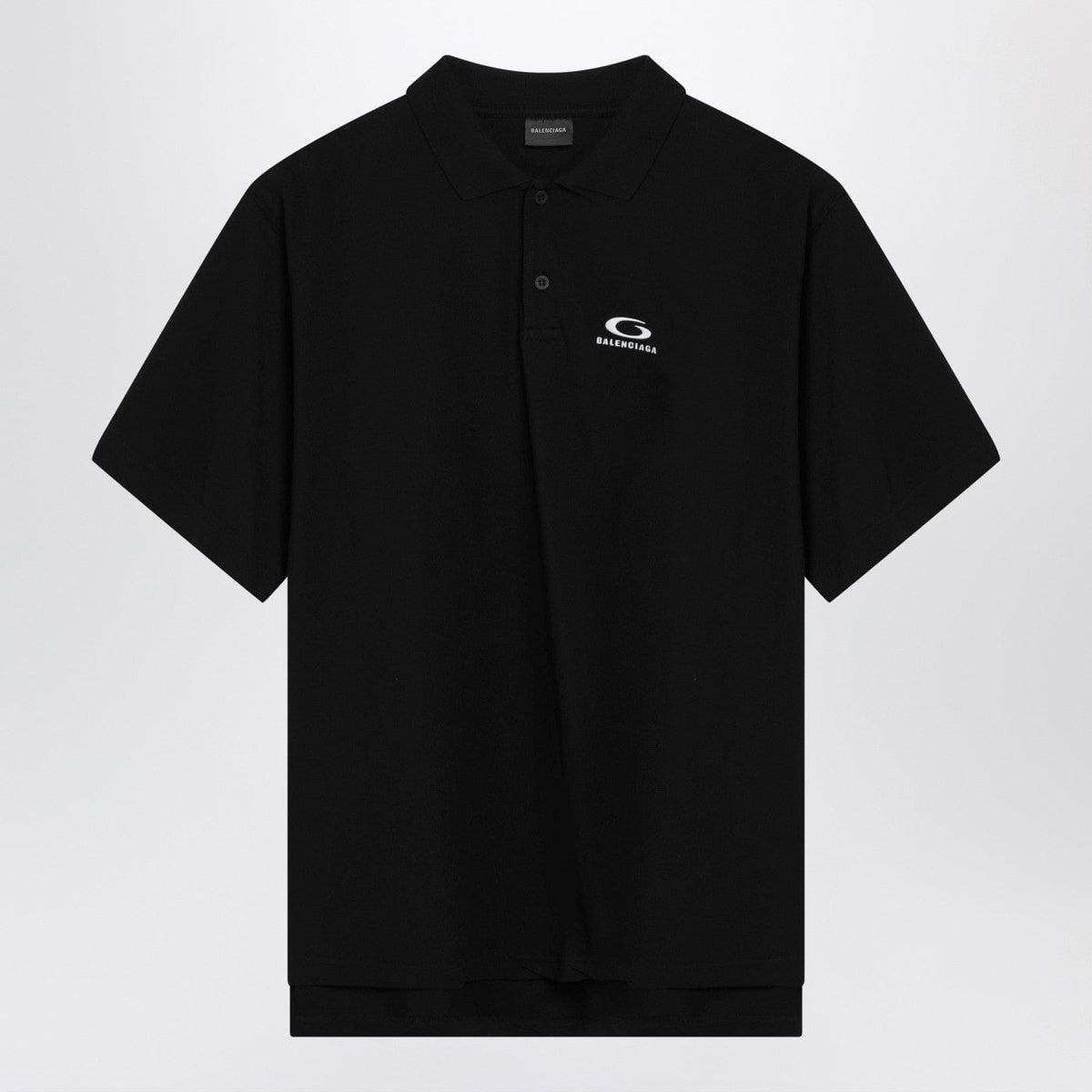 Balenciaga - Black Laurel Classic regular polo shirt