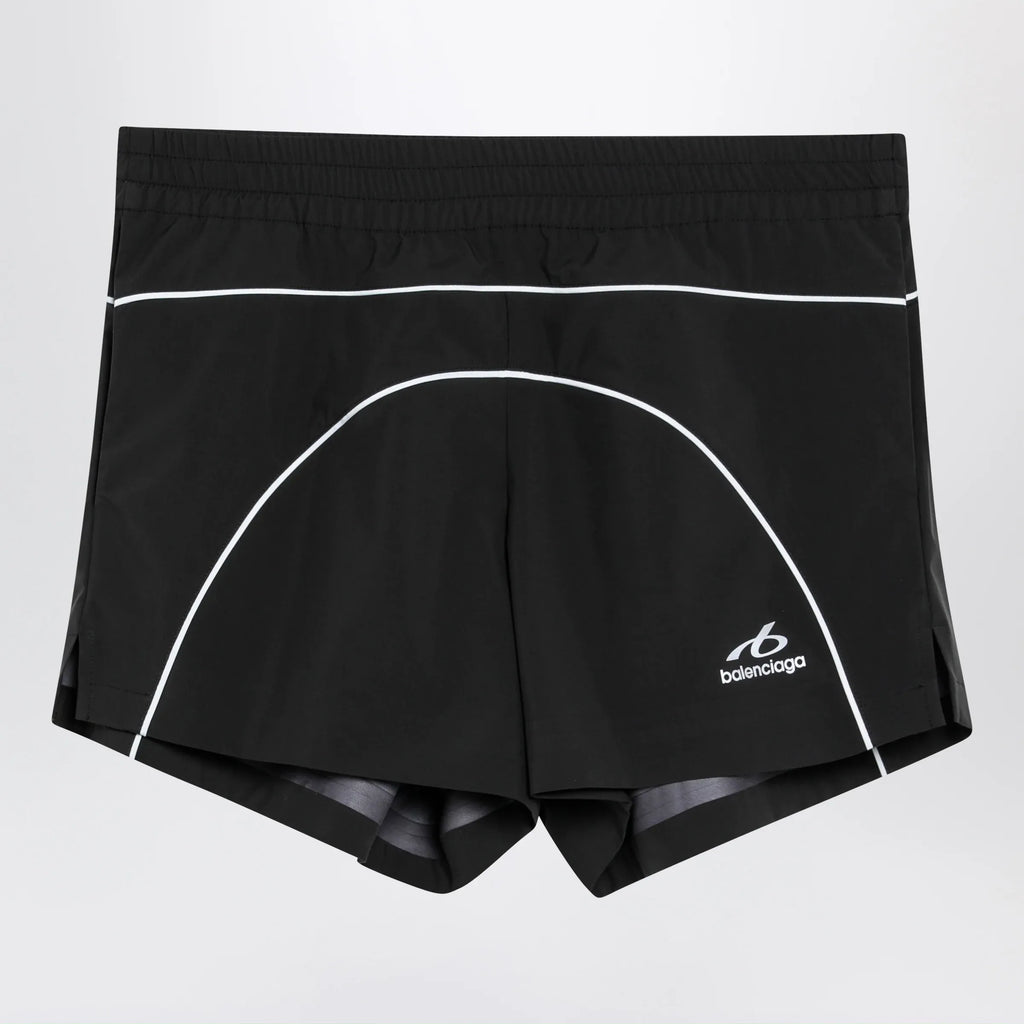 Balenciaga - Techwear shorts in black technical fabric