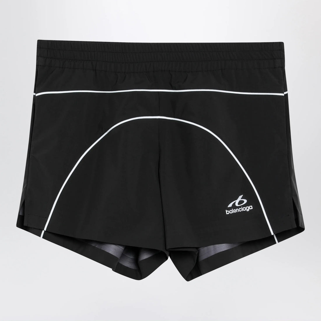 Balenciaga - Techwear shorts in black technical fabric