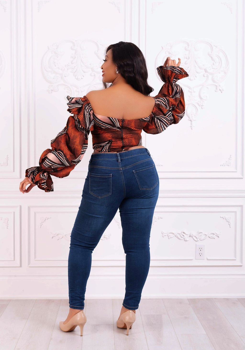 Cara African Print Top