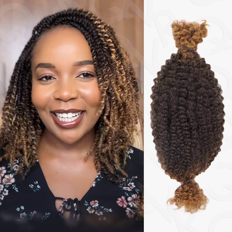 B3G1|Natural Black Spring twist For Type 4A/3C Hair