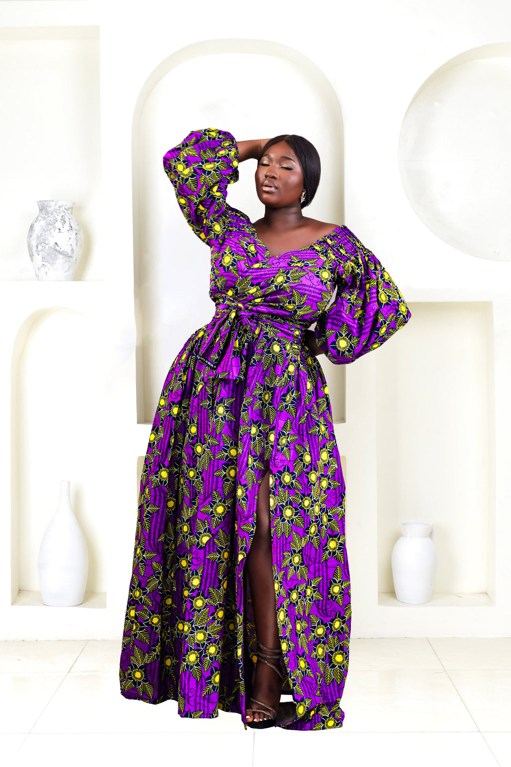 Opeyemi African Print Top & Maxi Skirt Set