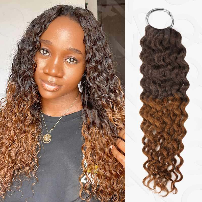 B3G1| #4 Water Wave Feather Crochet Hair