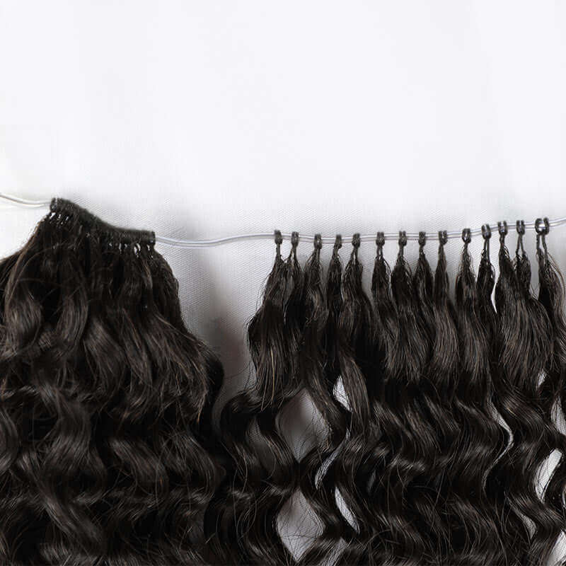 CLEARANCE SALE| Feather Crochet Braid Loose Deep Wave Human Hair Extensions
