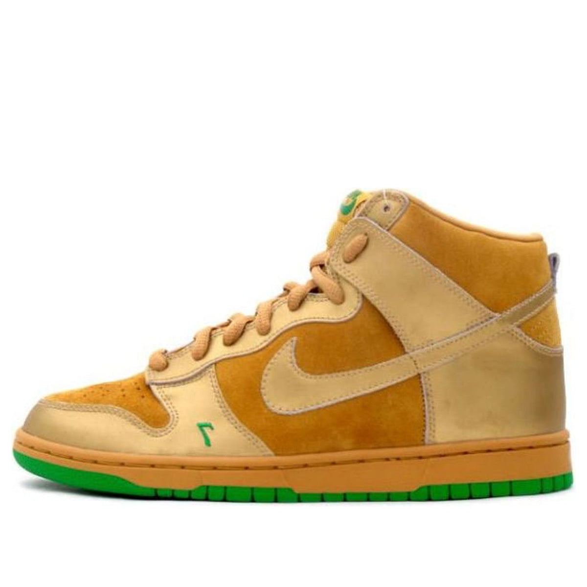 Nike Dunk High Pro SB Skateboard 'Lucky' Wheat/Metallic Gold 305050-771