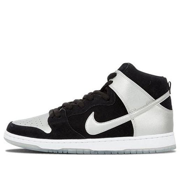 Nike Dunk High Pro SB Skateboard 'Tin Man' Black/Metallic Silver-Black 305050-023