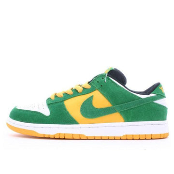 Nike Dunk Low Pro SB Skateboard 'Buck' White/Classic Green-Del Sol 304292-132