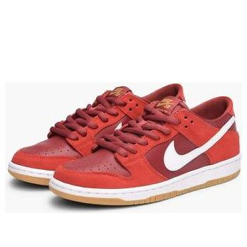 Nike Zoom Dunk Low Pro SB Skateboard 'Track Red' Track Red/White-Cedar 854866-616