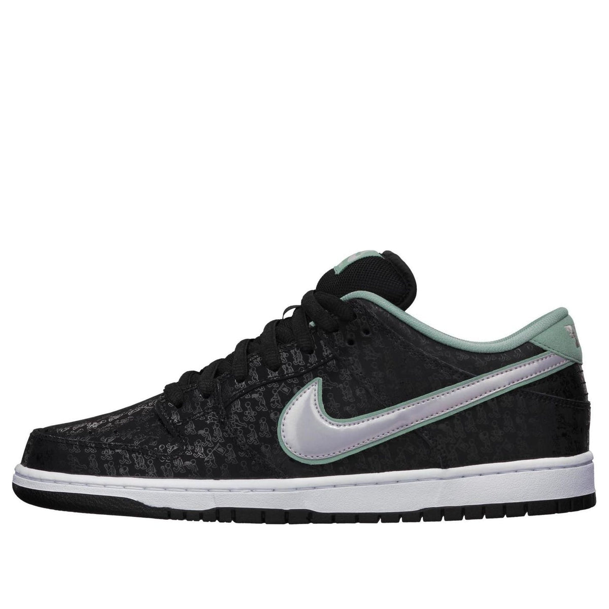 Nike Skatepark of Tampa x Lance Mountain x Dunk Low Pro Premium SB Skateboard 20 Years Black/Metallic Platinum-Cannon 573901-002