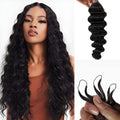 CLEARANCE SALE| Feather Crochet Braid Loose Deep Wave Human Hair Extensions