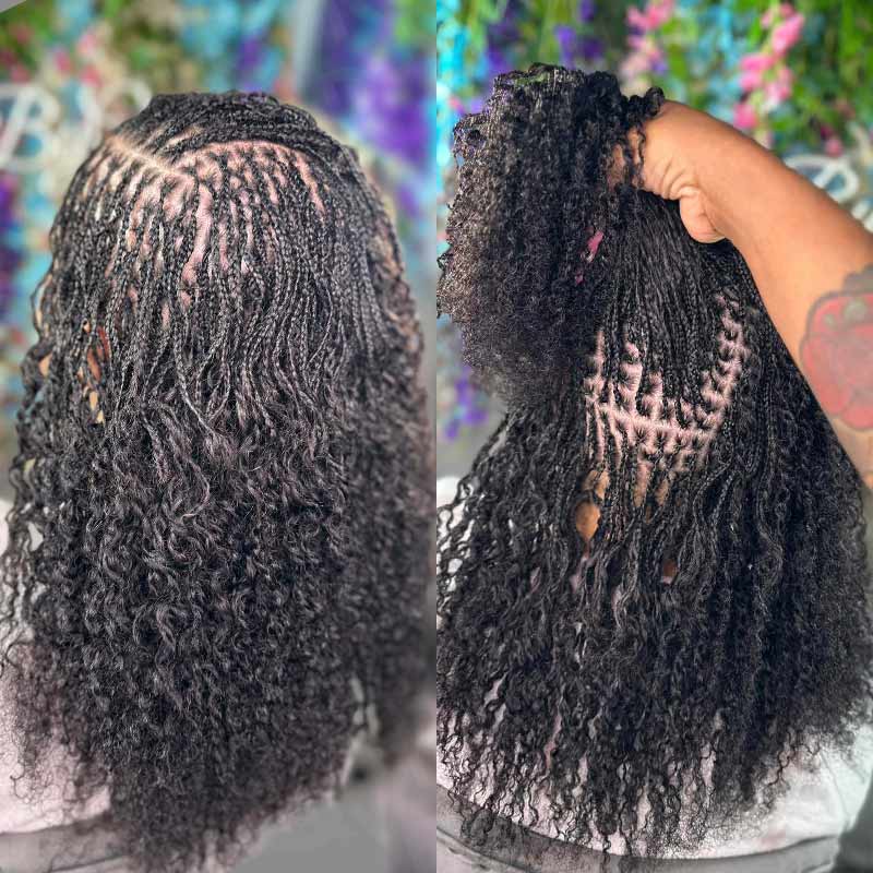 Buy One Get One|QVR Natural Black Afro Kinky Bulk Human Hair