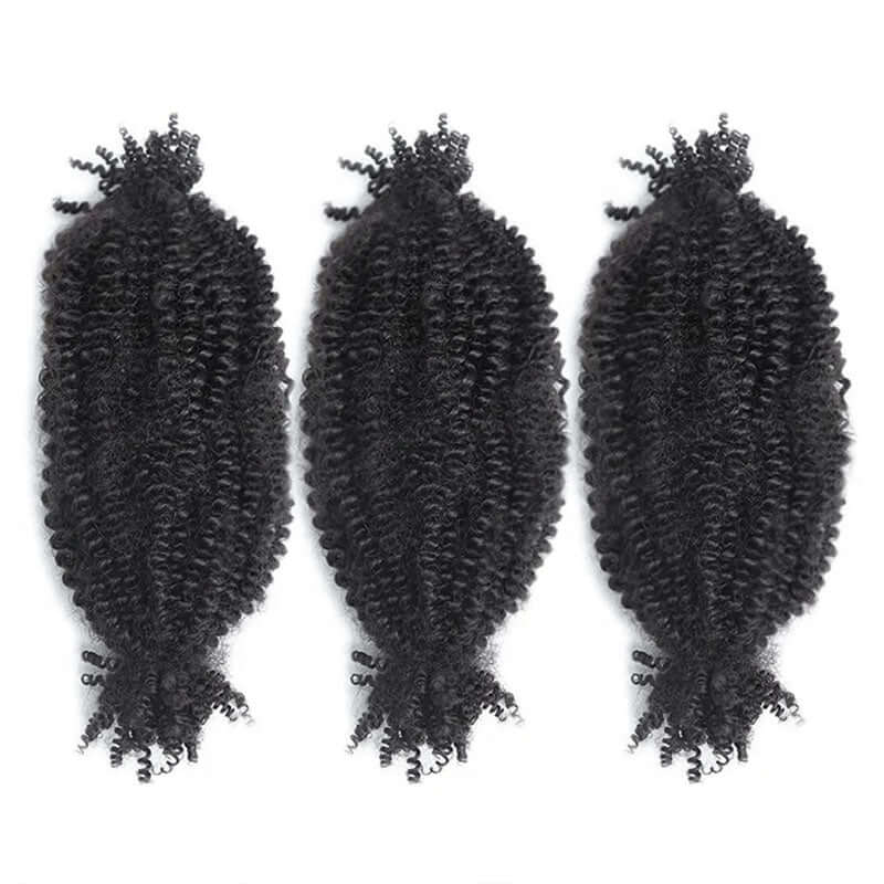 B3G1|Natural Black Spring twist For Type 4A/3C Hair